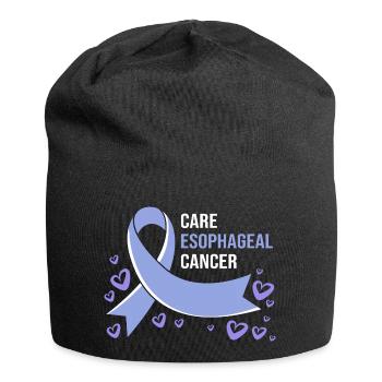 Cancer de l’œsophage Survivant du cancer de la chimiothérapie - Bonnet en jersey - noir - Devant