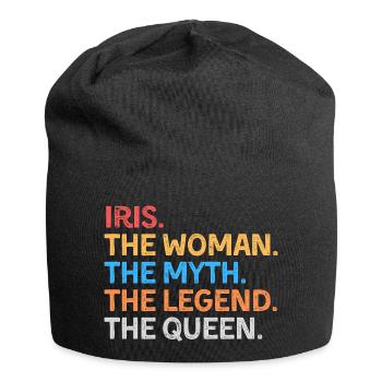 Iris La Femme Le Mythe La Légende La Reine - Bonnet en jersey - noir - Devant