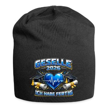 Journeyman 2026 Journeyman's exam passed Gift - Jersey Beanie - black - Front