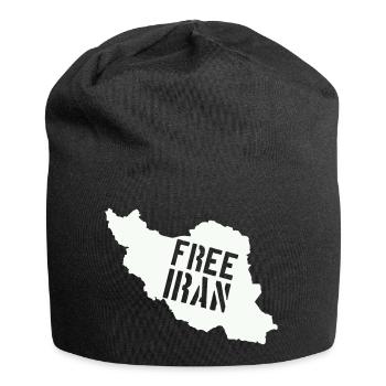 Iran Freedom Free Iran - Jersey Beanie - black - Front