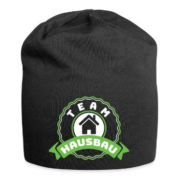 Team House Building Emblem - Jersey Beanie - black - Front