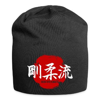 Dojo du gymnase d’arts martiaux de Karate Goju Ryu - Bonnet en jersey - noir - Devant