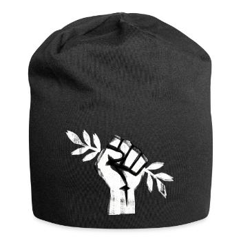 Freedom Peace Symbol - Jersey Beanie - black - Front