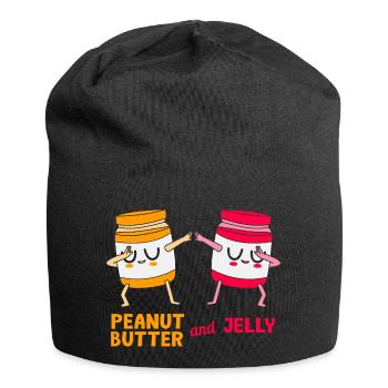 Peanut butter - Jersey Beanie - black - Front