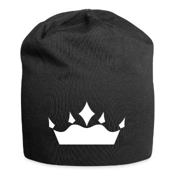 Krone - Jersey-Beanie - Schwarz - Vorne