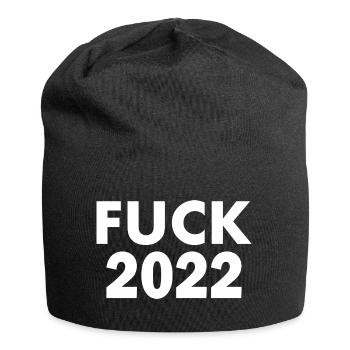 Fuck 2022 - Jersey Beanie - black - Front