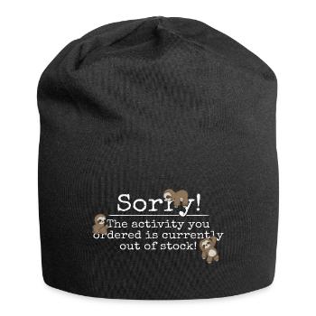 Activity Currently Out Of Stock! Kawaii Faultiere - Jersey-Beanie - Schwarz - Vorne