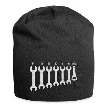 Open-end wrench bottle opener | Beer, Party, Grill - Jersey Beanie - black - Front