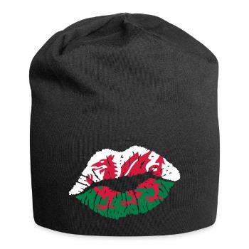 Kissing Mouth (Pays de Galles) - Bonnet en jersey - noir - Devant