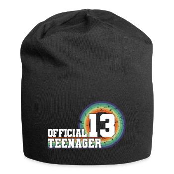 Adolescent officiel 13, cadeau cool 13e anniversaire - Bonnet en jersey - noir - Devant