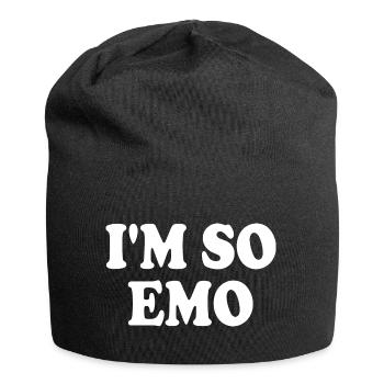 Im so emo - Jersey-Beanie - Schwarz - Vorne