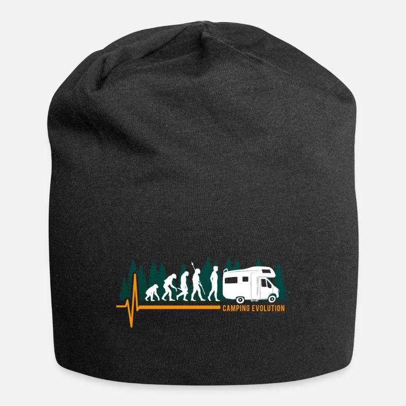 Camping Evolution Wohnmobil - Jersey-Beanie - Schwarz