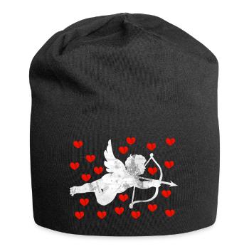 Engel Amor - Jersey-Beanie - Schwarz - Vorne