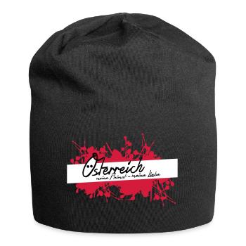 Austria, my homeland, my love! - Jersey Beanie - black - Front