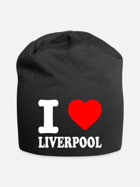 Liverpool - Jersey-Beanie - Schwarz