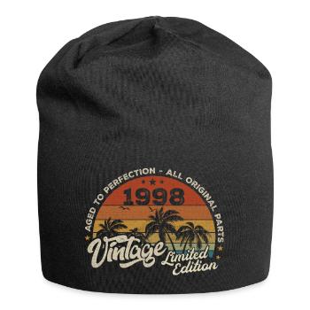 Vintage 1998 Birthday Retro 1998 - Jersey Beanie - black - Front