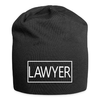 Rechtsanwalt stolzer Absolvent der Anwaltsschule - Jersey-Beanie - Schwarz - Vorne