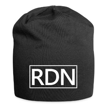 RDN fier diététiste nutritionniste - Bonnet en jersey - noir - Devant