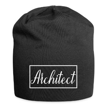 Architekt Stolzer diplomierter Architekturstudent - Jersey-Beanie - Schwarz - Vorne