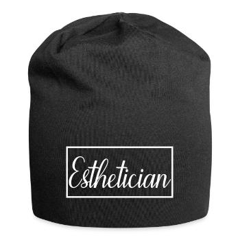 Cadeau d'esthéticienne diplômée fière d'esthéticienne - Bonnet en jersey - noir - Devant