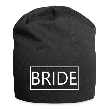 Fiançailles de couple de mariage assorties Lune de miel - Bonnet en jersey - noir - Devant