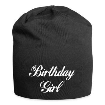 Birthday Girl - Jersey-Beanie - Schwarz - Vorne
