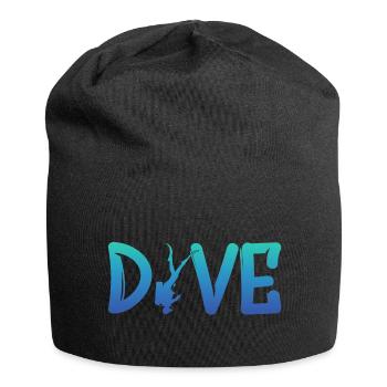 DIVE - Jersey-Beanie - Schwarz - Vorne