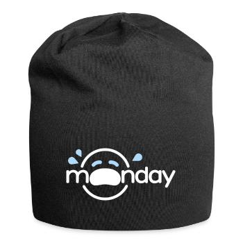 Lundi - Montag - Bonnet en jersey - noir - Devant