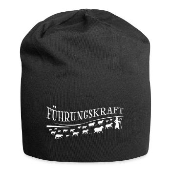 Führungskraft Schafe Hirte Geschenkidee Lustig - Jersey-Beanie - Schwarz - Vorne