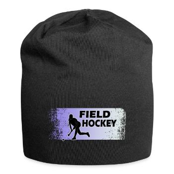 Hockey Hockey Fille Hockey sur gazon Hockey Game - Bonnet en jersey - noir - Devant