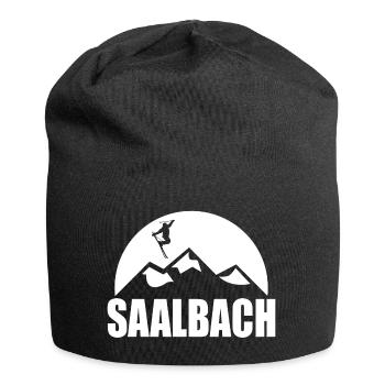 SAALBACH - Jersey-Beanie - Schwarz - Vorne