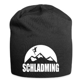 Cadeau d'hiver 2021 pour les vacances de ski de Schladming - Bonnet en jersey - noir - Devant