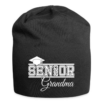 Senior 2023 Oma Stolze Oma von Graduate - Jersey-Beanie - Schwarz - Vorne