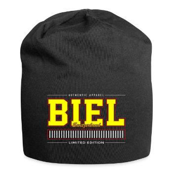 Biel - Jersey-Beanie - Schwarz - Vorne