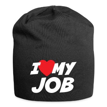 I Love my Job - Jersey Beanie - black - Front