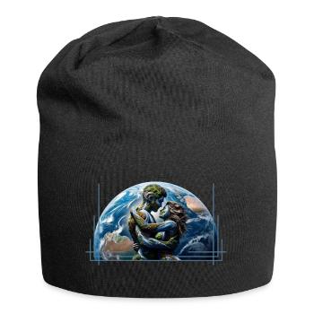 Man and Woman of the Earth – The Elements of Nature - Jersey Beanie - black - Front