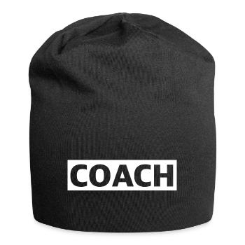 Entraîneur | Entraîneur De Fitness, Fitness, Entraînement, Protéines - Bonnet en jersey - noir - Devant