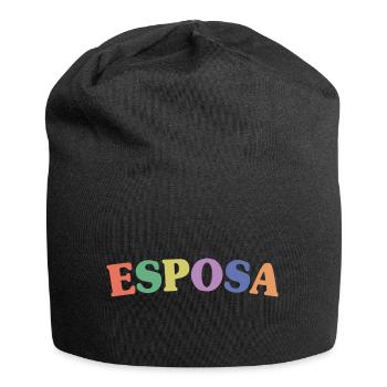 Esposa Cool Wife To Be Bride Couple Wedding Gift - Jersey Beanie - black - Front