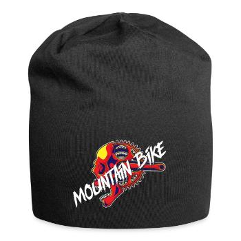 Mountain Bike Downhill Fahrrad Totenkopf Pedale - Jersey-Beanie - Schwarz - Vorne