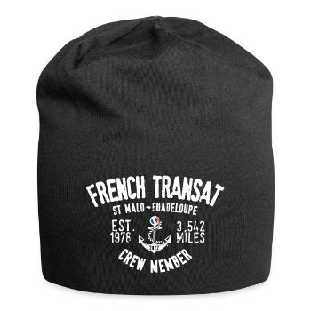 French Transat 2022 crew member - Bonnet en jersey - noir - Devant
