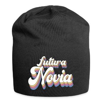 Futura Novia Girlfriend Engagement Wedding Gift - Jersey Beanie - black - Front