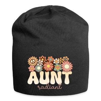 Retro Boho 1970 Tante Formidable Tata Radieuse - Bonnet en jersey - noir - Devant