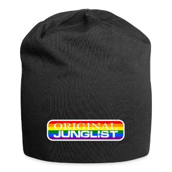 Original Junglist Drum and Bass DnB 90s Pride Mix - Jersey Beanie - black - Front