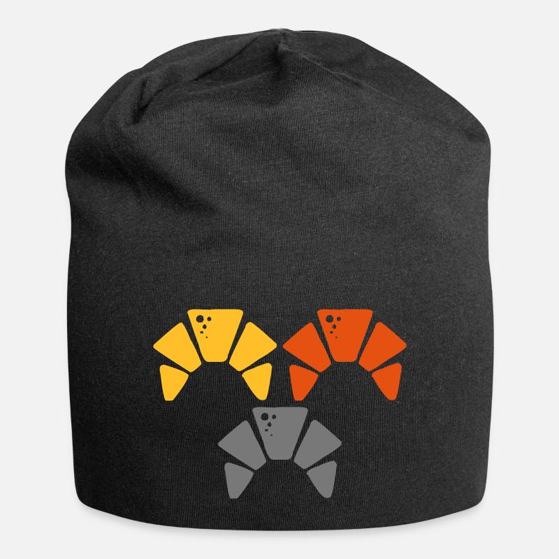 Die Hörnchen - Jersey-Beanie - Schwarz