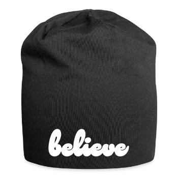 believe - Jersey Beanie - black - Front