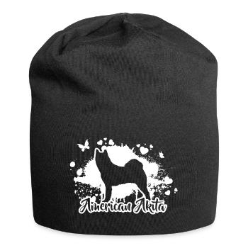 AMERICAN AKITA Hunde Hund Wilsigns - Jersey-Beanie - Schwarz - Vorne