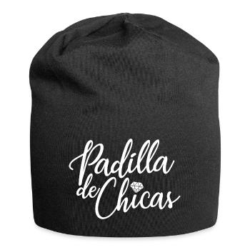 Padilla de Chicas Bride's Gang Bridesmaid Wedding - Jersey Beanie - black - Front