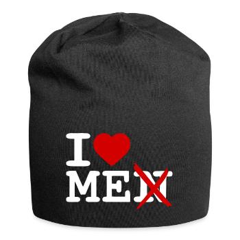 I love me - Jersey Beanie - black - Front
