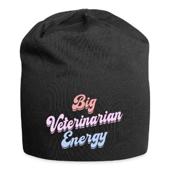 Vétérinaire Pleine D'Énergie Femme Vétérinaire - Bonnet en jersey - noir - Devant