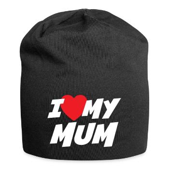 I Love my Mum - Jersey Beanie - black - Front